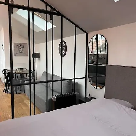 Loft Chic Climatise Proche Chateau De Vincennes Montreuil  Exterior photo